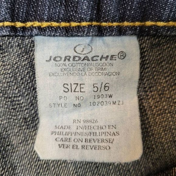 Jordache Blue and Brown Flare Jeans - Picture 7 of 12